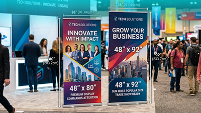 48 inch Premium Retractable Banner Stand
