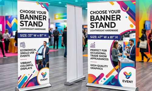Retractable Banner Stands Economy