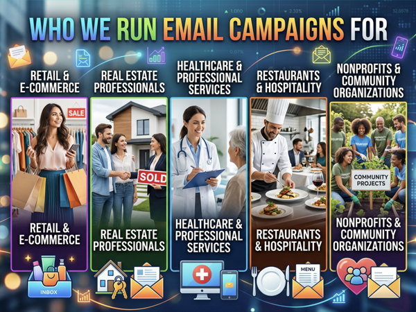 Who We Run Email Campaigns For