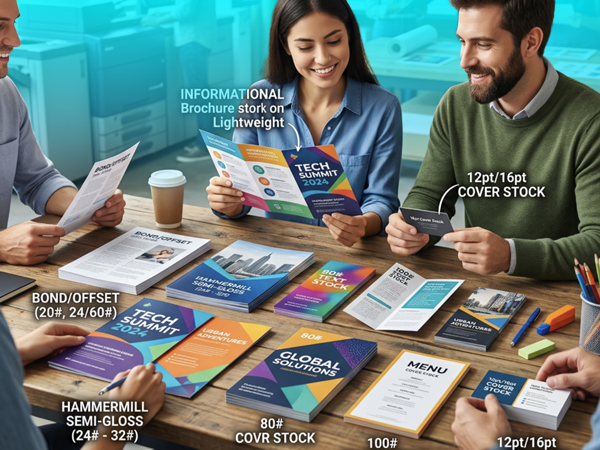 Brochure Paper Stock Options