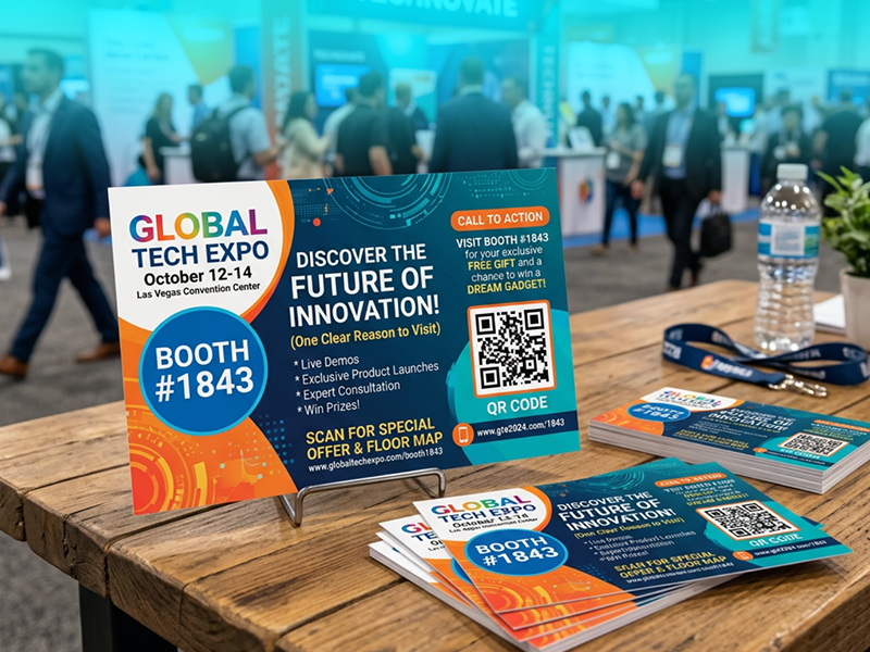 Trade Show Postcard Content Elements