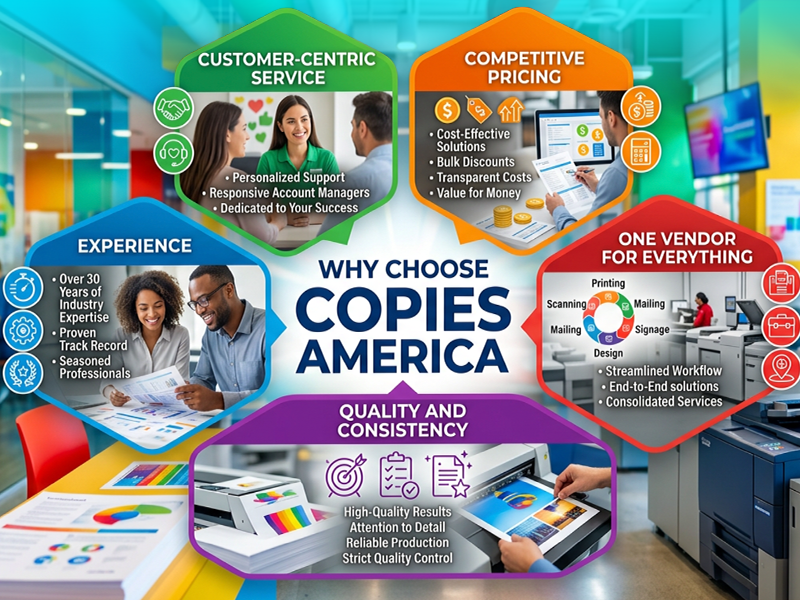Why Choose Copies America for Business Cards and Stationery