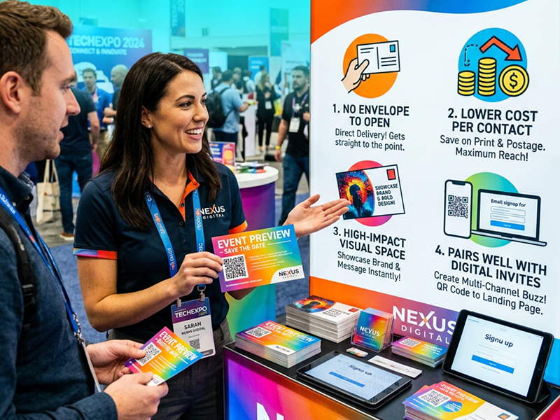 Why Trade Show Postcards Work