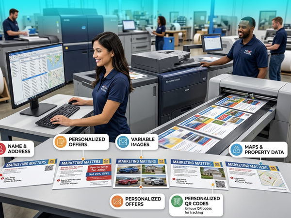 Variable Data Printing Personalization Options